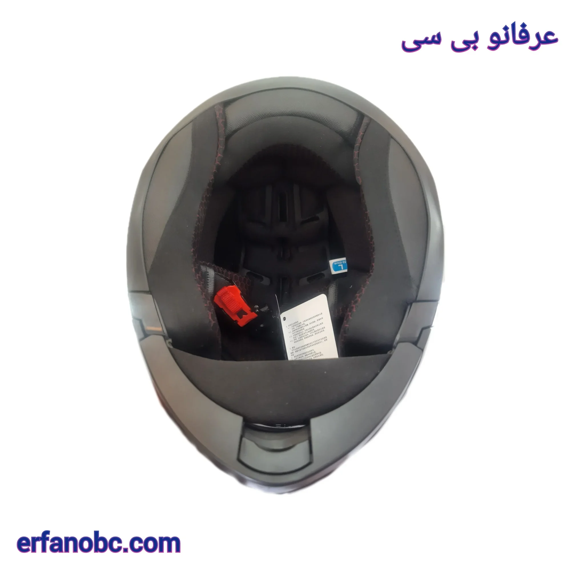 کلاه کاسکت فک متحرک گایک رنگ مشکی مات - تصویر 8