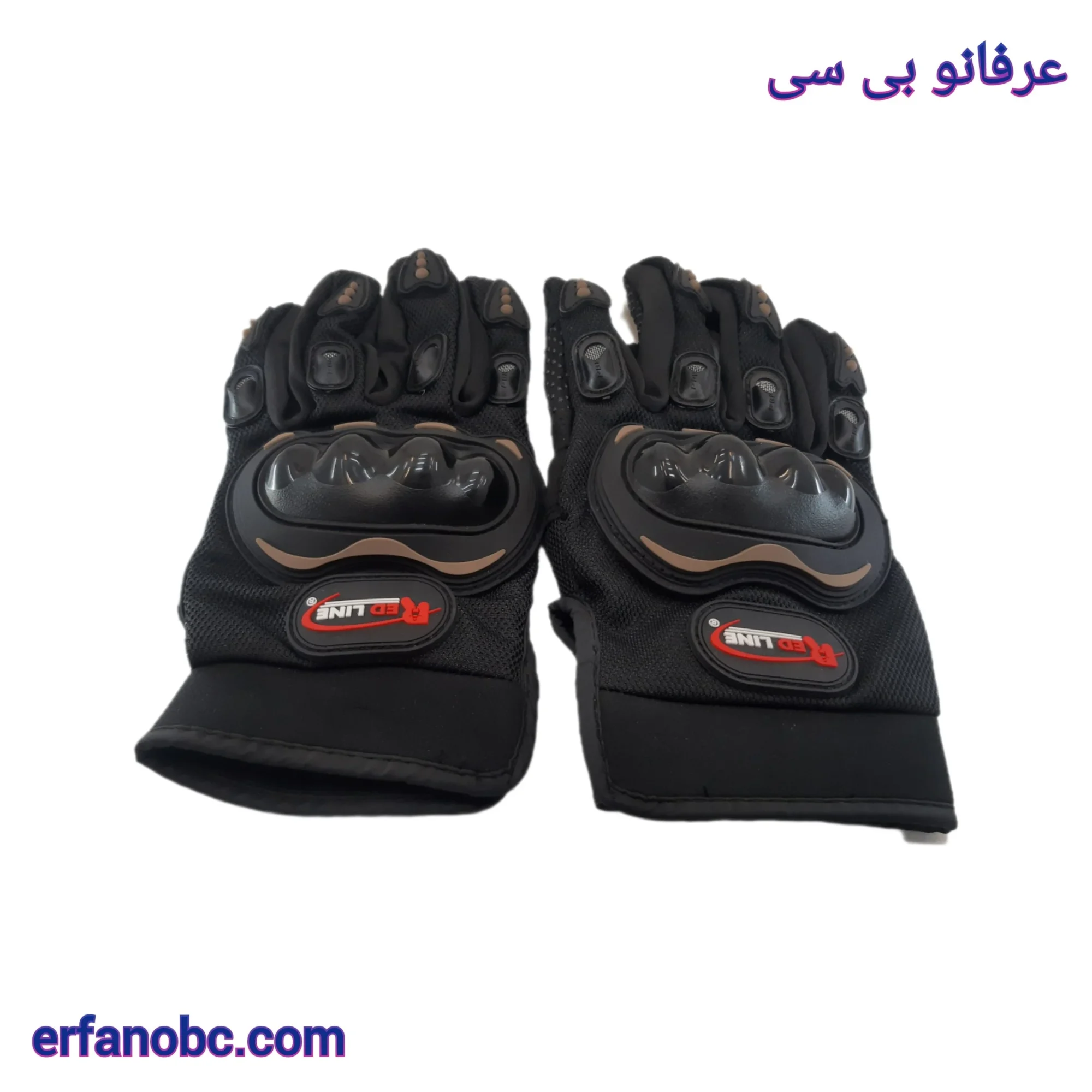 دستکش ردلاین دارای محافظ و حسگر اثر انگشت رنگ مشکی