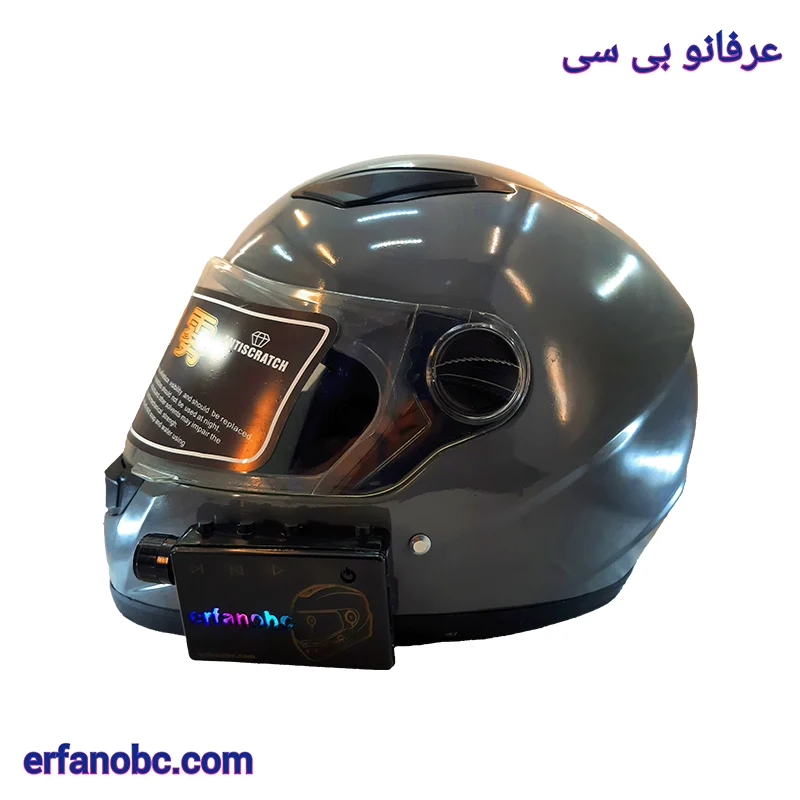 کلاه کاسکت بلوتوثی فک ثابت سابرینا رنگ نوک مدادی